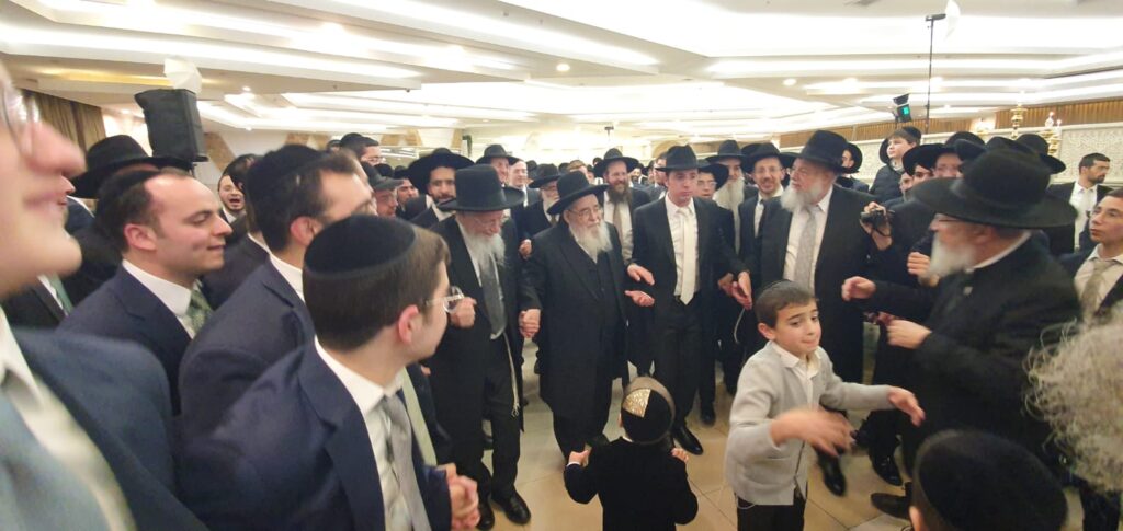 חתונת גדולי ישראל: נכד חבר המועצת עם נכדת הגאב"ד