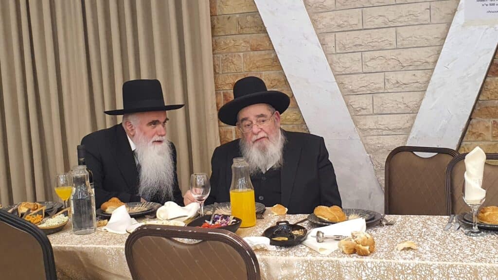 חתונת גדולי ישראל: נכד חבר המועצת עם נכדת הגאב"ד