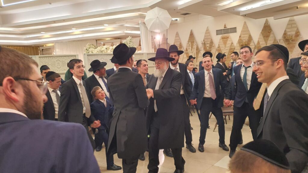 חתונת גדולי ישראל: נכד חבר המועצת עם נכדת הגאב"ד