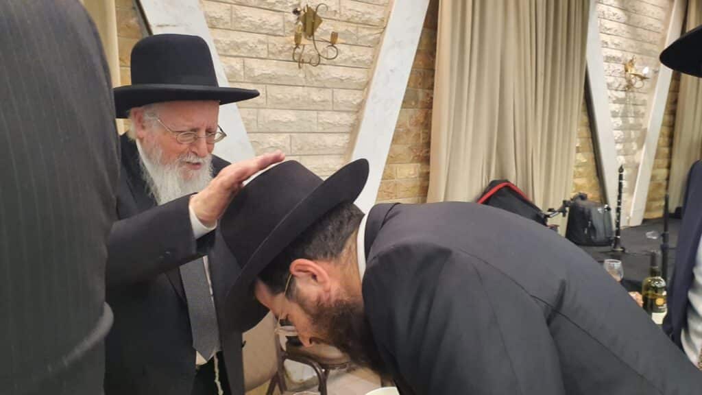 חתונת גדולי ישראל: נכד חבר המועצת עם נכדת הגאב"ד