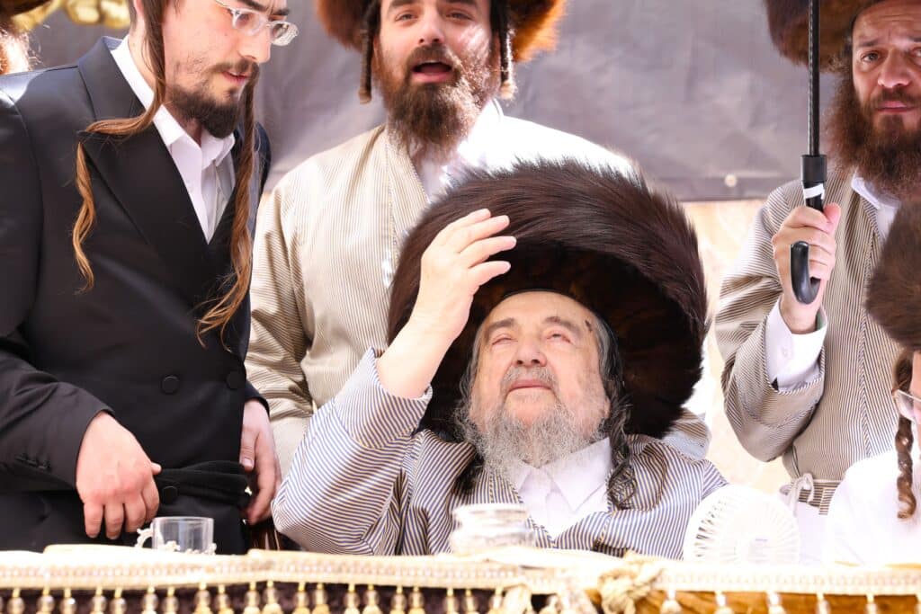 גלריה: אלפים במשתה היין של זקן רבני ברסלב הגרי"מ שכטר