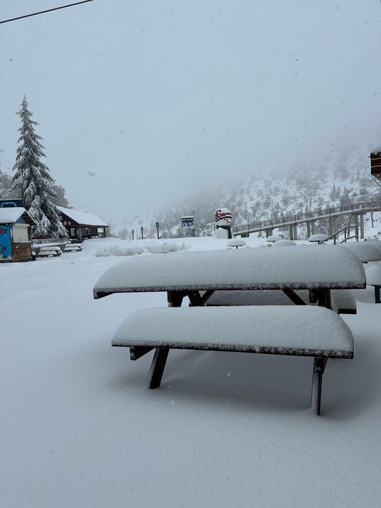 24 ס"מ במפלס התחתון: החרמון התכסה בשלג • תיעוד