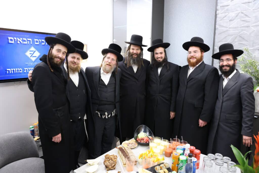 עורכי הדין אהרן פינק ואברהם זינגר חנכו את המשרדים החדשים בירושלים