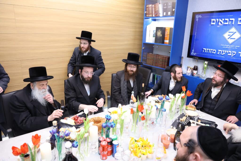 עורכי הדין אהרן פינק ואברהם זינגר חנכו את המשרדים החדשים בירושלים