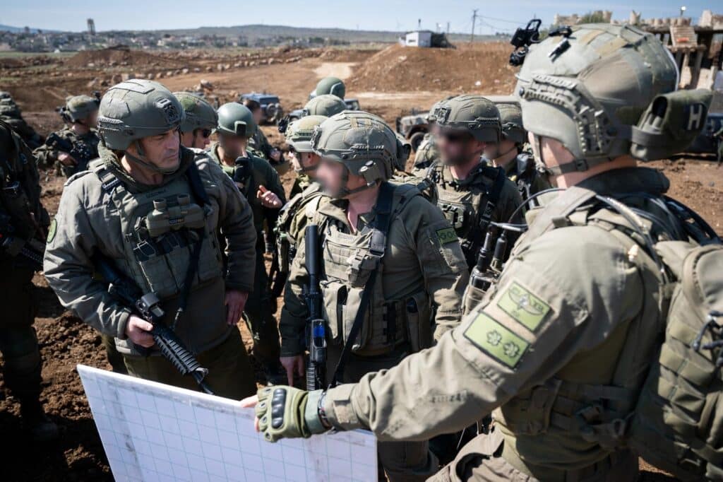 הרמטכ״ל אייל זמיר סייר בעומק רצועת הביטחון בסוריה