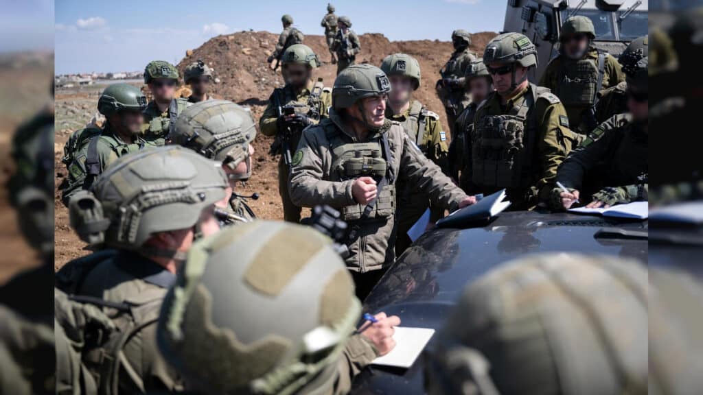 הרמטכ״ל אייל זמיר סייר בעומק רצועת הביטחון בסוריה