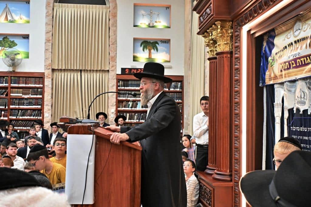 מרן הגרמ"ה הירש חיזק את בחורי ישיבות 'בין הזמנים'
