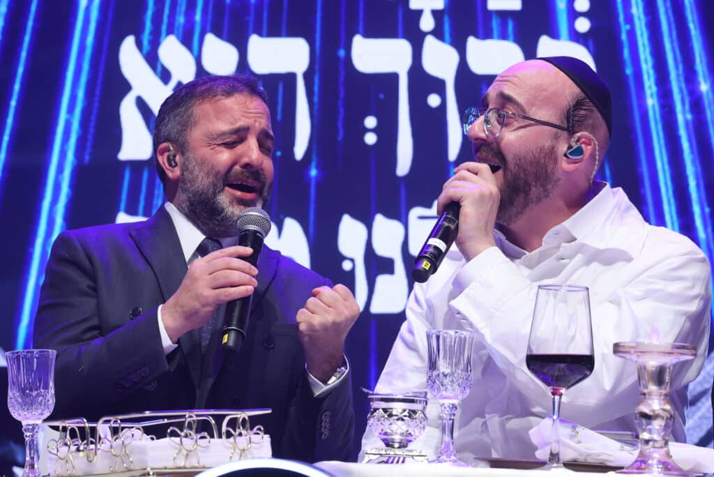 המגיד מישרים וגדולי הזמר קיימו ערב הכנה לליל הסדר