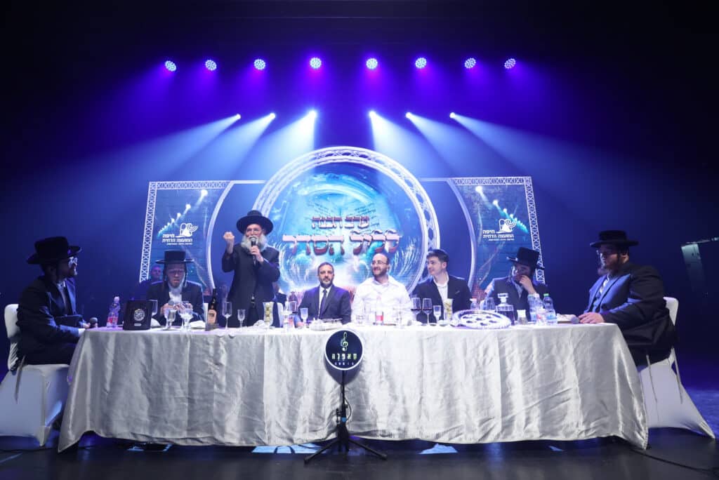 המגיד מישרים וגדולי הזמר קיימו ערב הכנה לליל הסדר