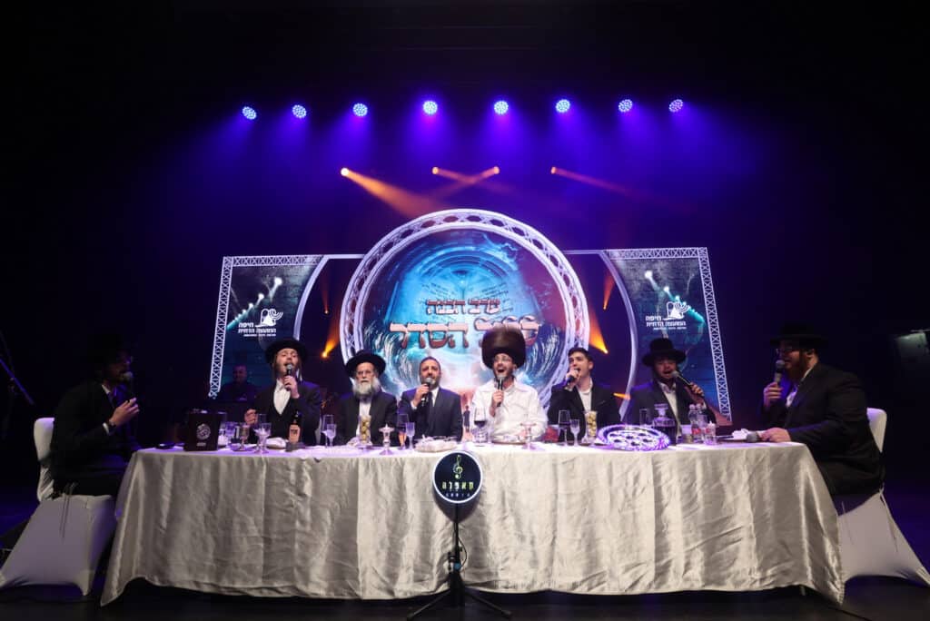 המגיד מישרים וגדולי הזמר קיימו ערב הכנה לליל הסדר