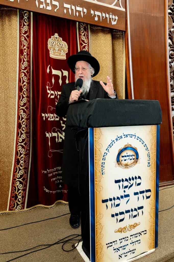 מודיעין עילית: 'סדר' לחמש מאות בחורים ושיחות מגדולי הרבנים