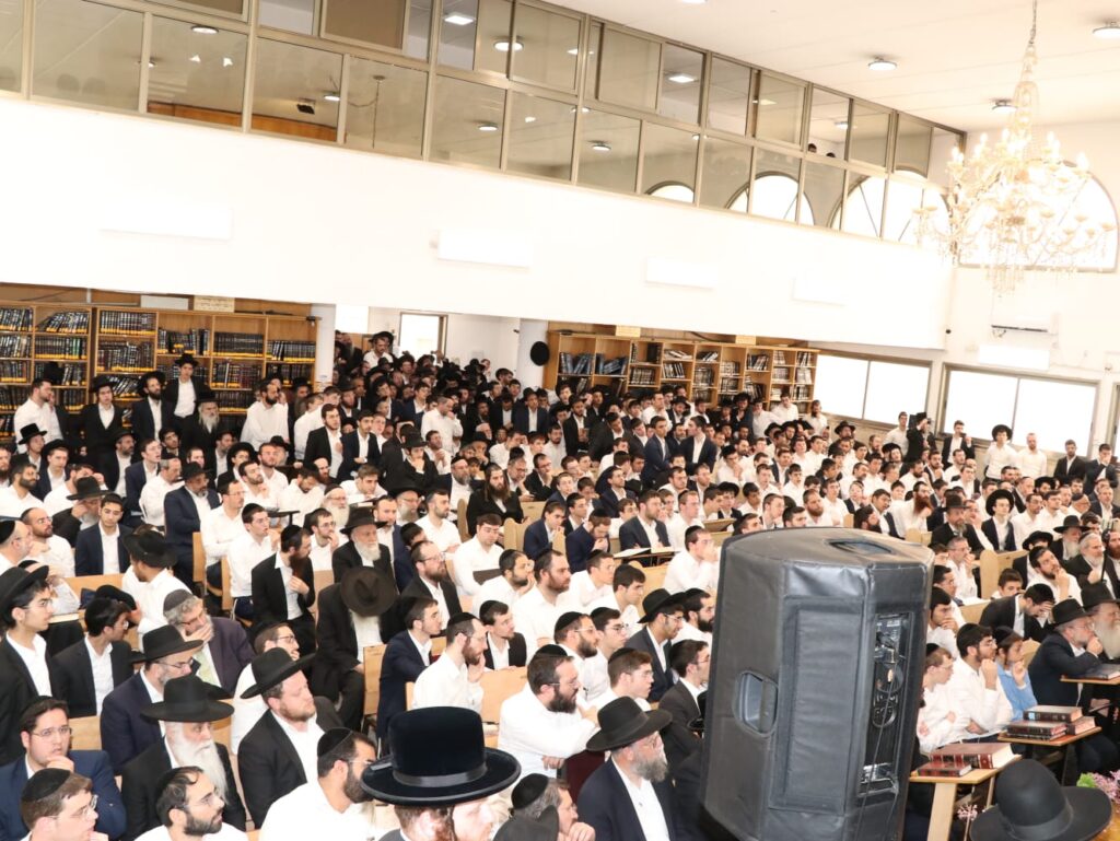 גלריה: מרן הגר"ד לנדו במעמד כבוד התורה ברחובות