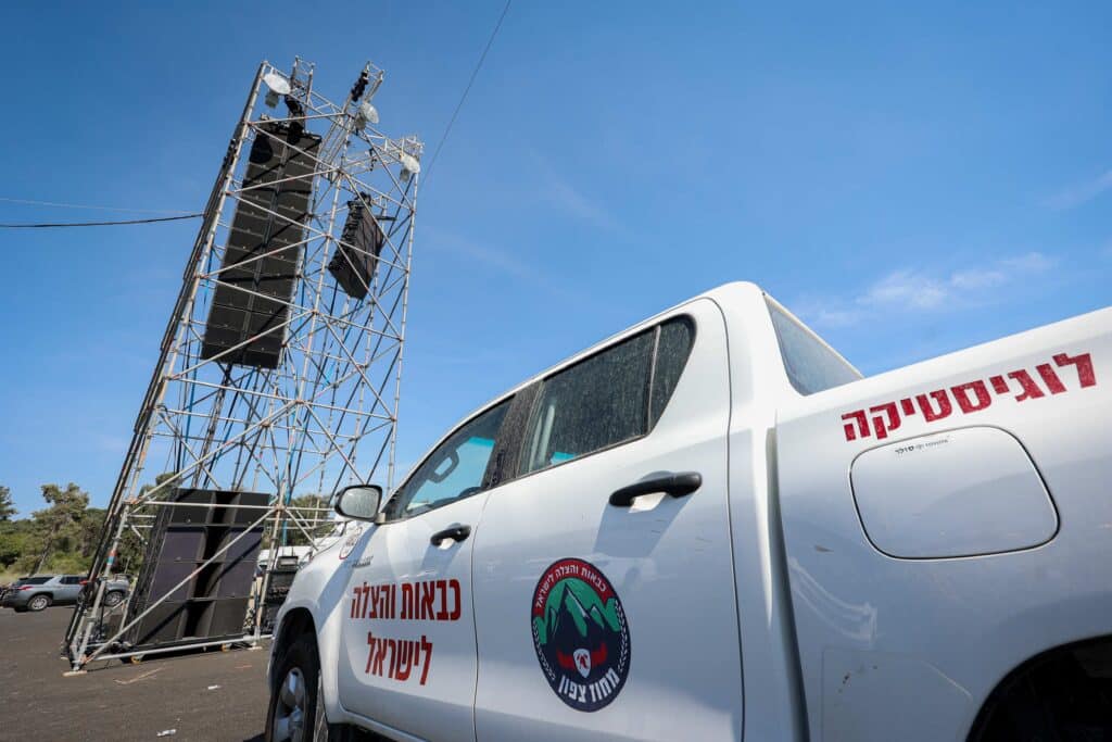 הצלם החסידי תיעד: המתחם הענק שבו ידליק ר' מיילך את מירון