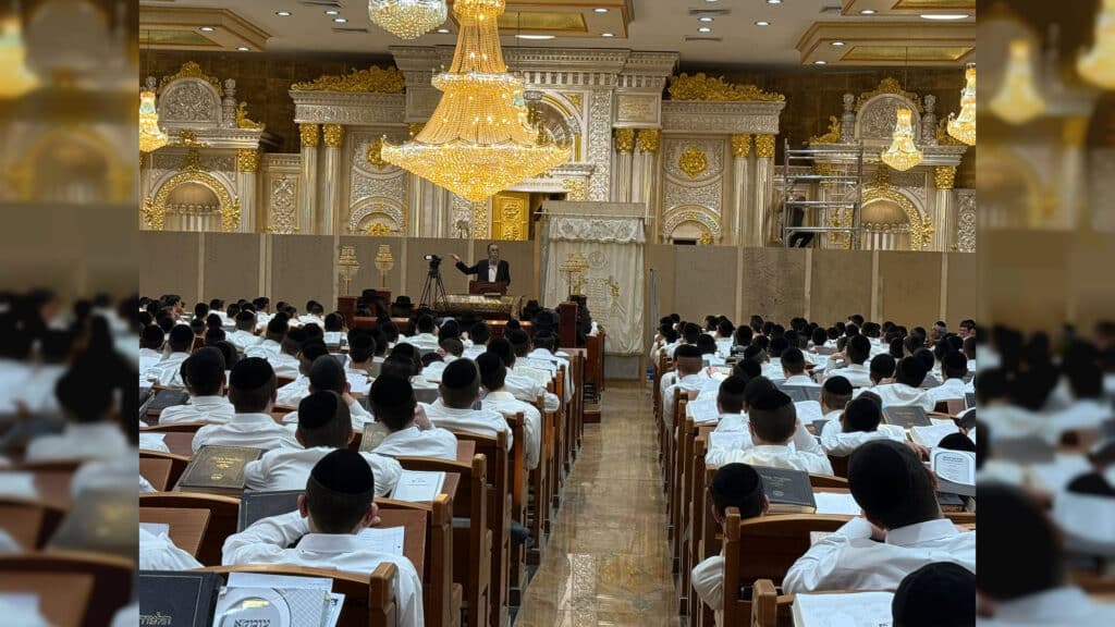 ימים ספורים לאחר הניתוח: הגר"ב שרייבר מסר שיחה בישיבה