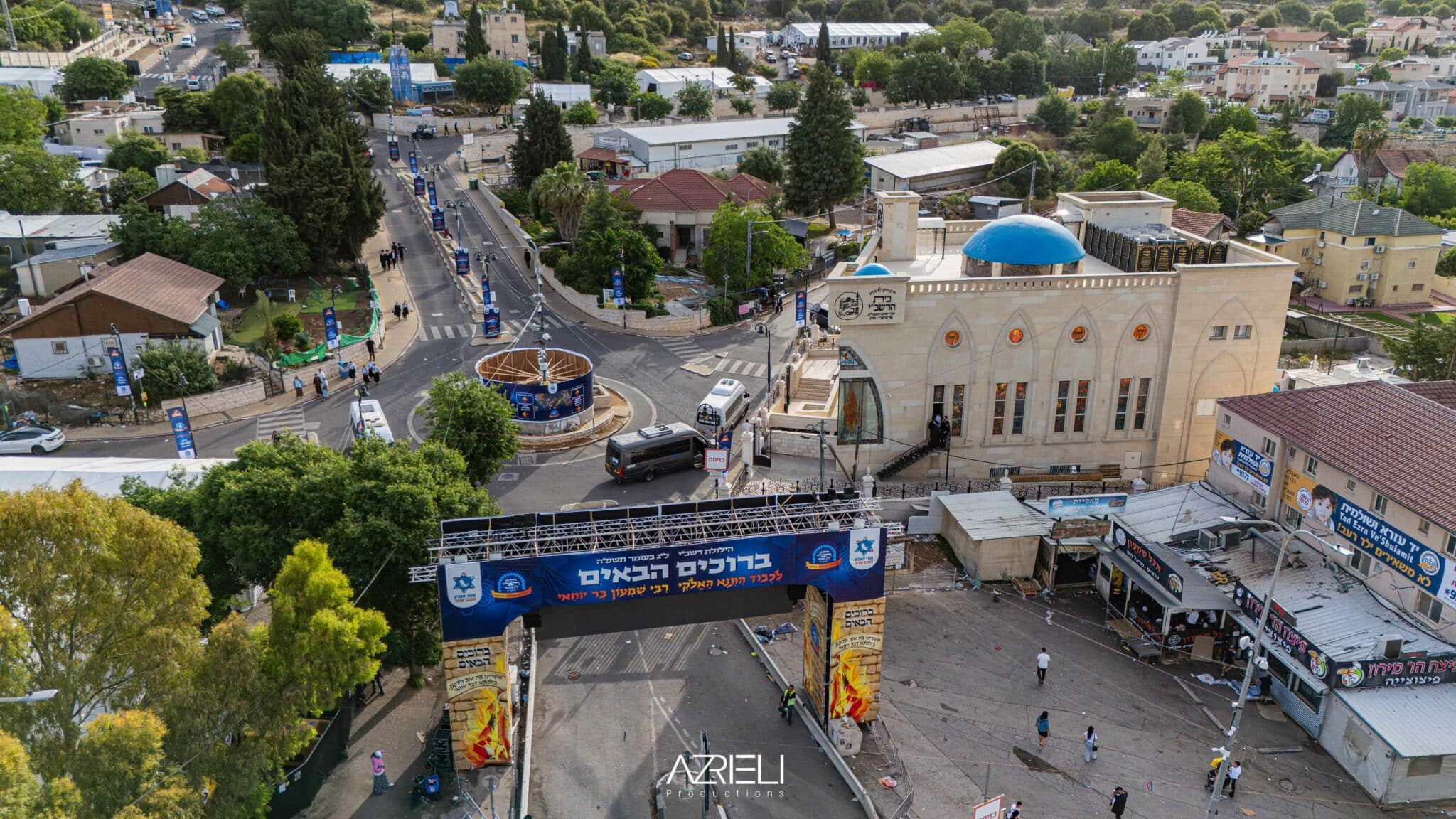 מההכנות ועד לסיום ההילולא: טויטו תיעד מהאוויר ומהיבשה