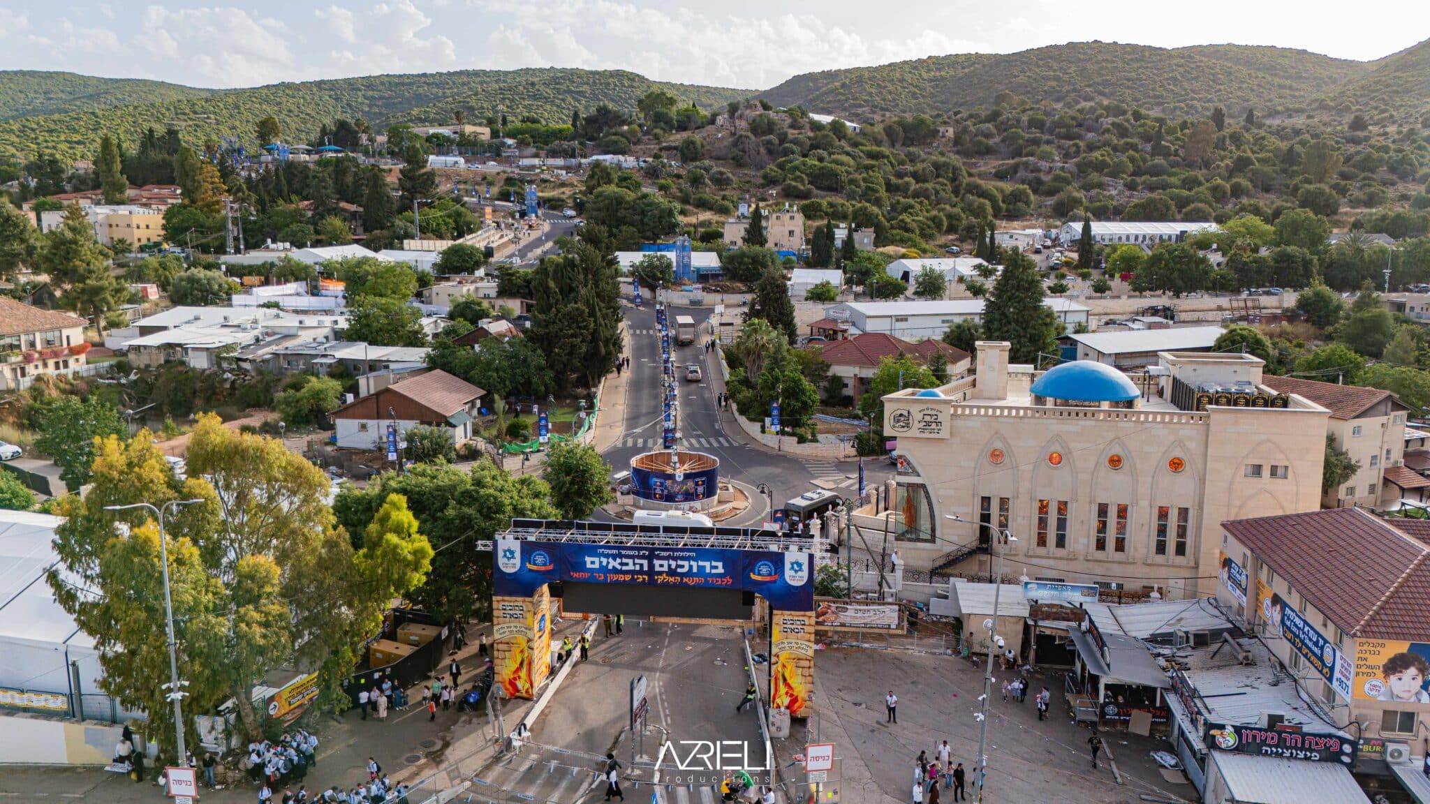 מההכנות ועד לסיום ההילולא: טויטו תיעד מהאוויר ומהיבשה