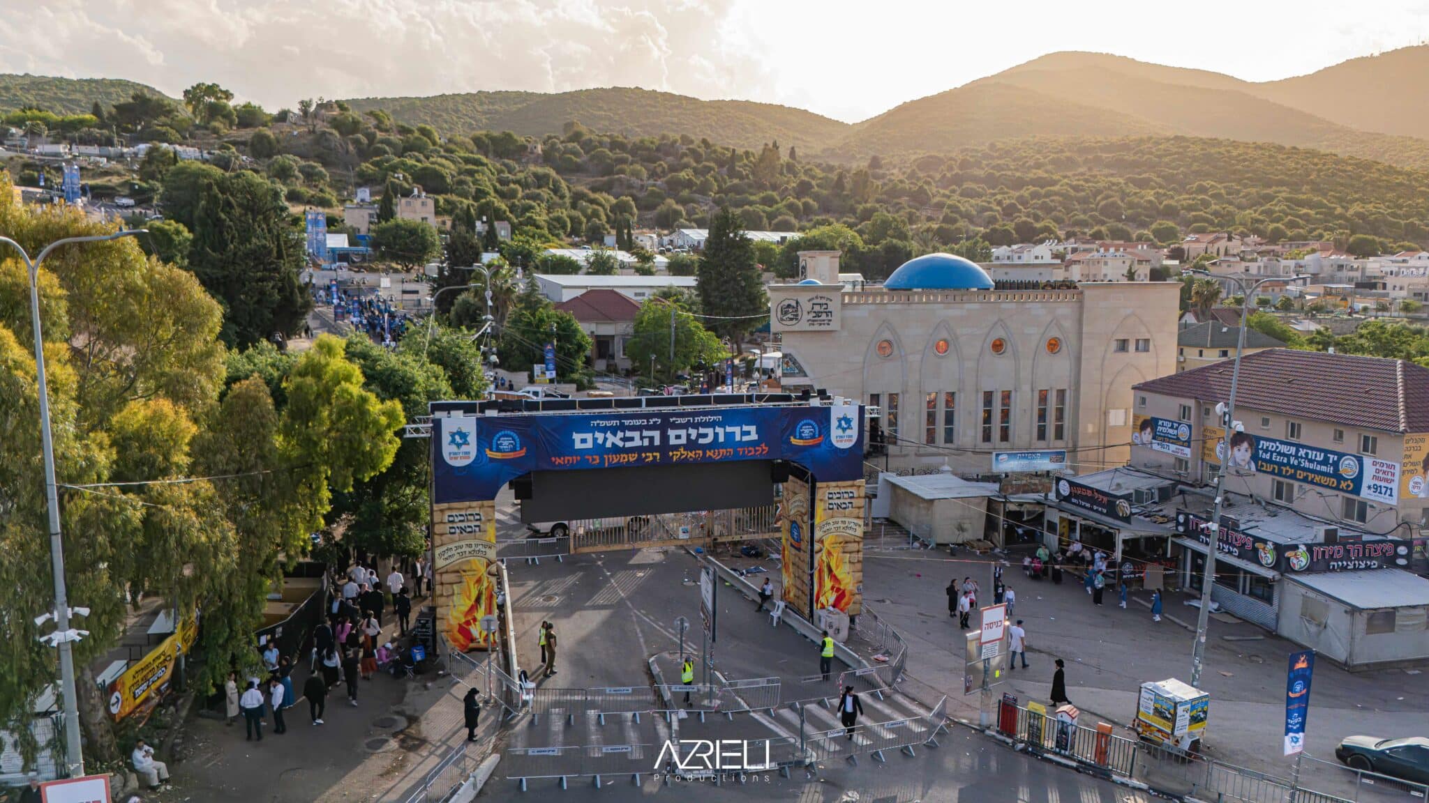 מההכנות ועד לסיום ההילולא: טויטו תיעד מהאוויר ומהיבשה