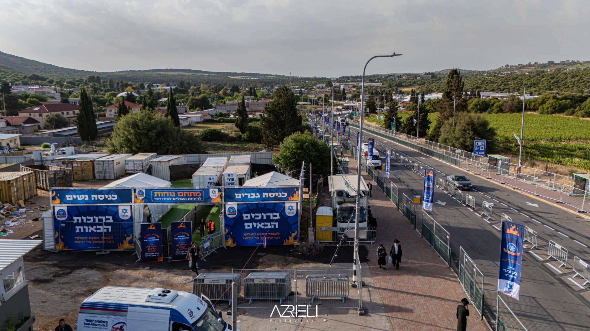 מההכנות ועד לסיום ההילולא: טויטו תיעד מהאוויר ומהיבשה