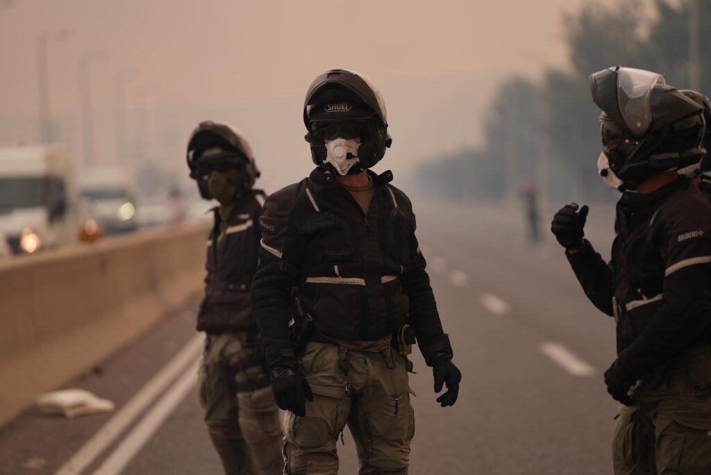 המאבק הכפול של כוחות הביטחון בשריפת הענק בהרי ירושלים