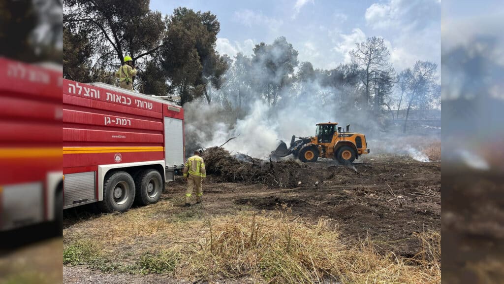 הושגה שליטה על השריפה שהשתוללה בהרי ירושלים