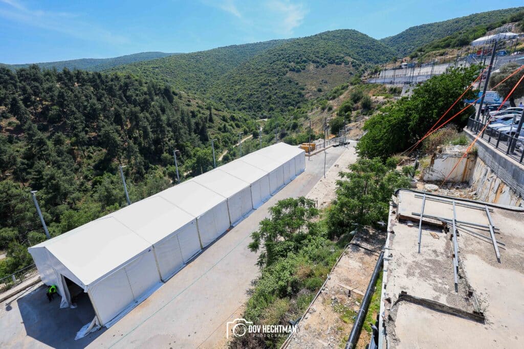 10 ימים להילולא שטחי הענק, המאהלים - תיעוד מיוחד מההכנות בהר מירון