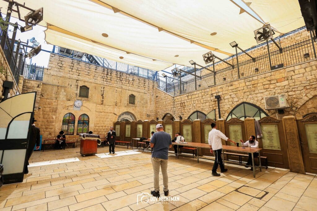 10 ימים להילולא שטחי הענק, המאהלים - תיעוד מיוחד מההכנות בהר מירון