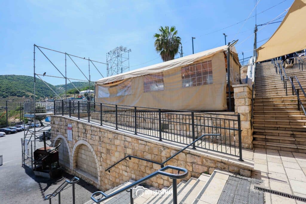 10 ימים להילולא שטחי הענק, המאהלים - תיעוד מיוחד מההכנות בהר מירון