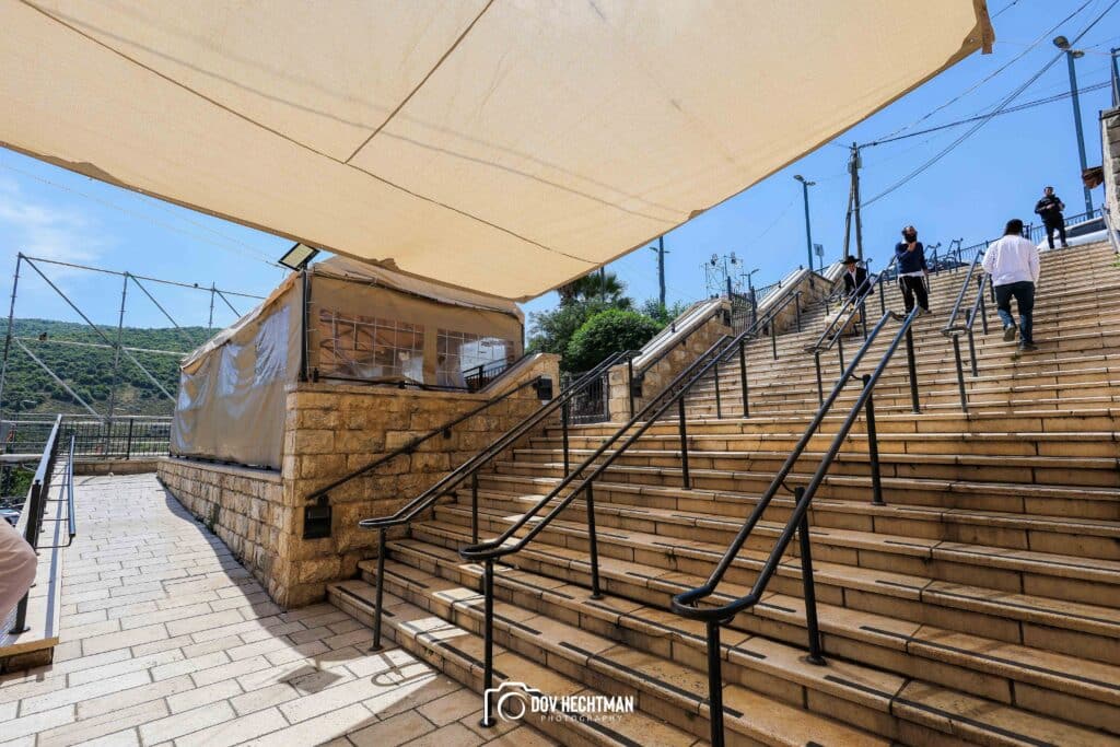 10 ימים להילולא שטחי הענק, המאהלים - תיעוד מיוחד מההכנות בהר מירון