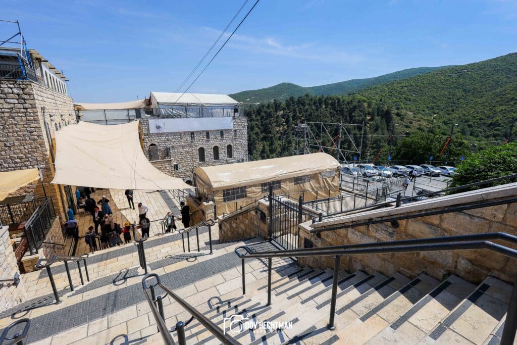 10 ימים להילולא שטחי הענק, המאהלים - תיעוד מיוחד מההכנות בהר מירון