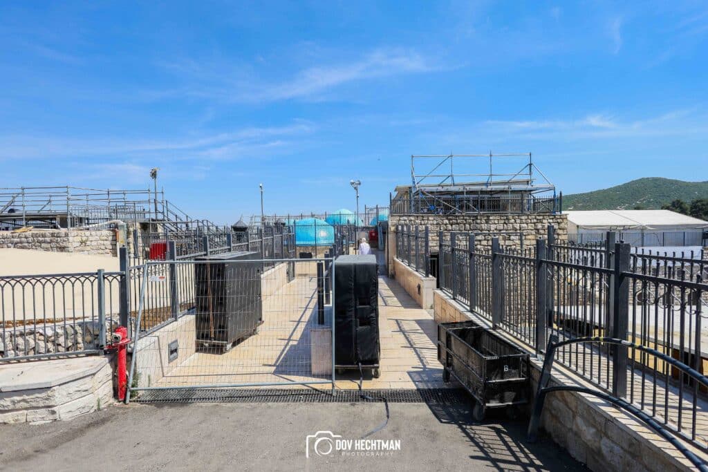 10 ימים להילולא שטחי הענק, המאהלים - תיעוד מיוחד מההכנות בהר מירון