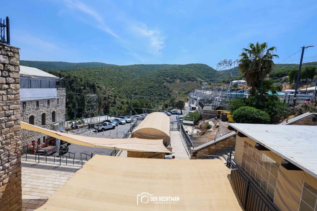 10 ימים להילולא שטחי הענק, המאהלים - תיעוד מיוחד מההכנות בהר מירון