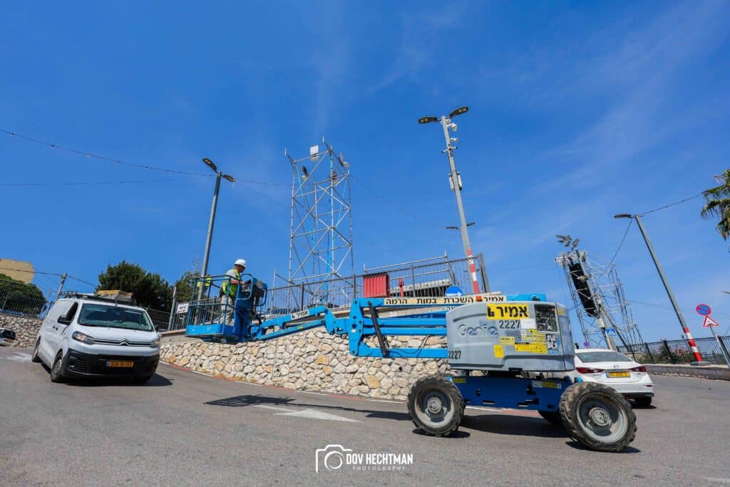 10 ימים להילולא שטחי הענק, המאהלים - תיעוד מיוחד מההכנות בהר מירון