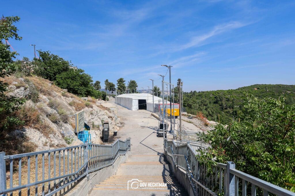 10 ימים להילולא שטחי הענק, המאהלים - תיעוד מיוחד מההכנות בהר מירון