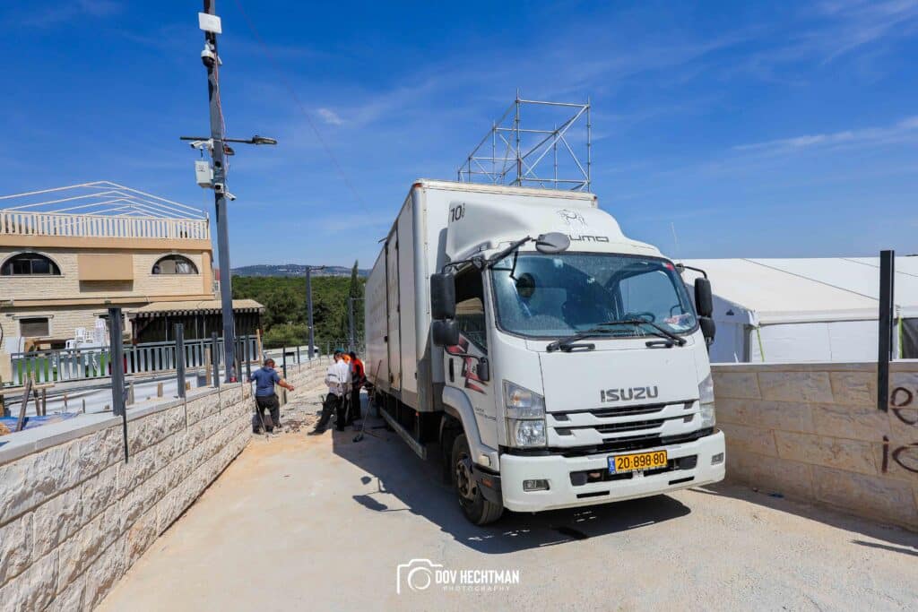 10 ימים להילולא שטחי הענק, המאהלים - תיעוד מיוחד מההכנות בהר מירון