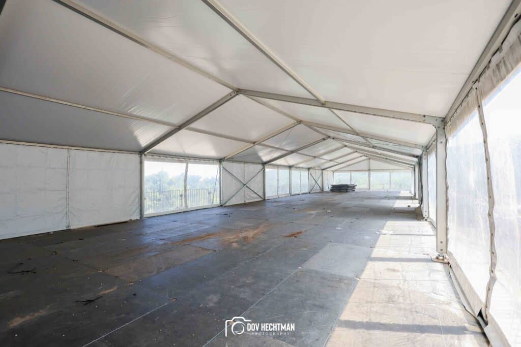 10 ימים להילולא שטחי הענק, המאהלים - תיעוד מיוחד מההכנות בהר מירון