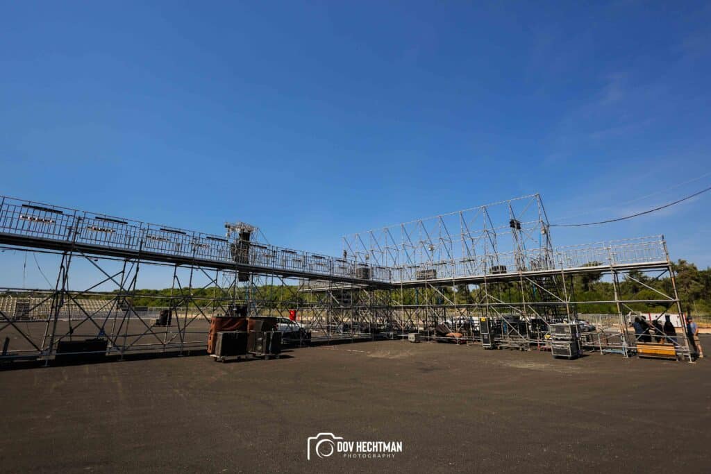 10 ימים להילולא שטחי הענק, המאהלים - תיעוד מיוחד מההכנות בהר מירון