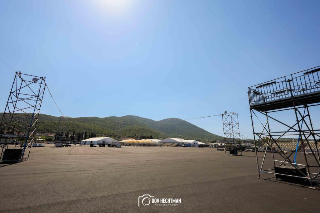 10 ימים להילולא שטחי הענק, המאהלים - תיעוד מיוחד מההכנות בהר מירון