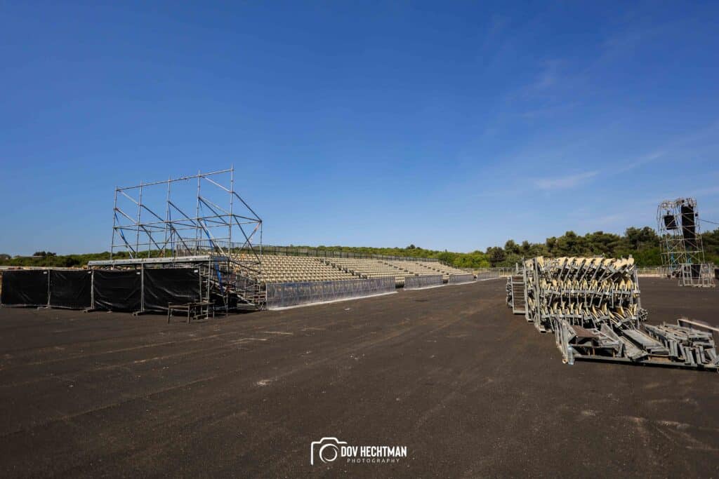 10 ימים להילולא שטחי הענק, המאהלים - תיעוד מיוחד מההכנות בהר מירון