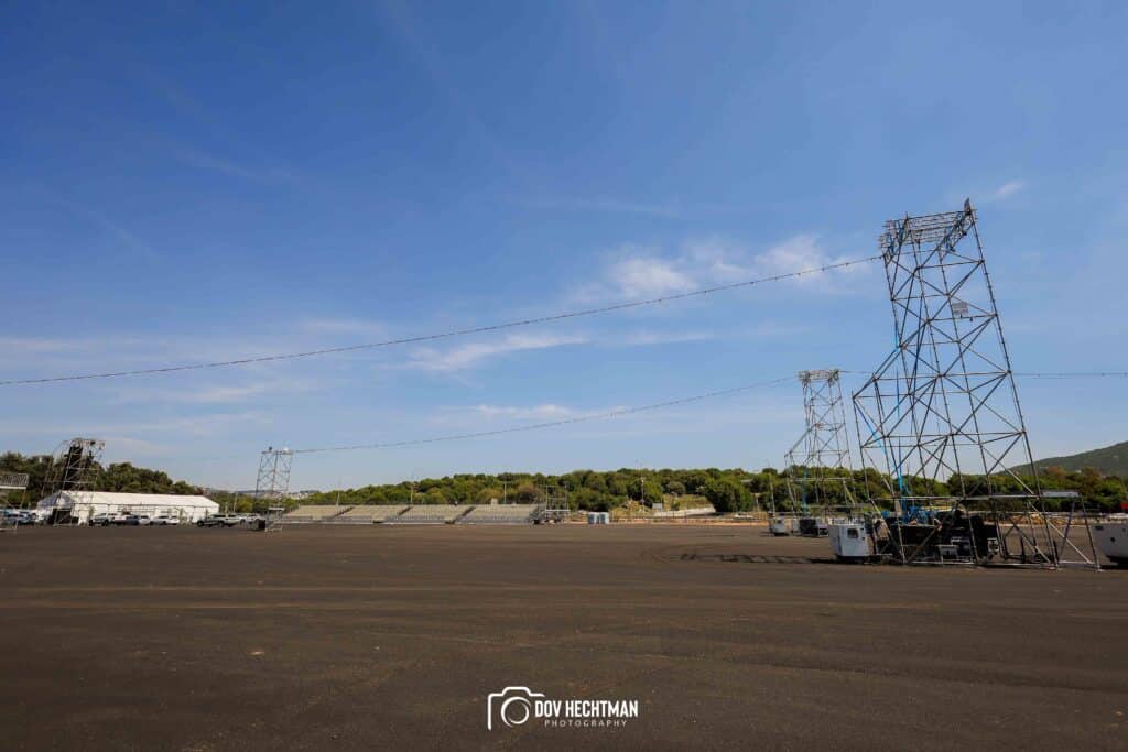 10 ימים להילולא שטחי הענק, המאהלים - תיעוד מיוחד מההכנות בהר מירון