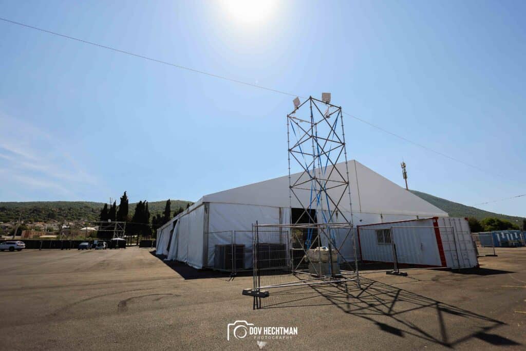 10 ימים להילולא שטחי הענק, המאהלים - תיעוד מיוחד מההכנות בהר מירון