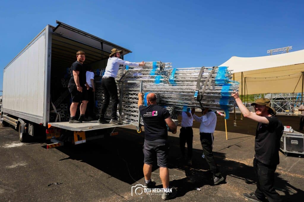 10 ימים להילולא שטחי הענק, המאהלים - תיעוד מיוחד מההכנות בהר מירון