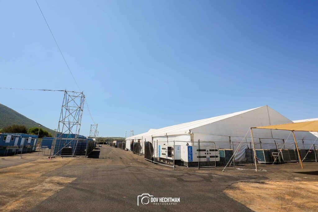 10 ימים להילולא שטחי הענק, המאהלים - תיעוד מיוחד מההכנות בהר מירון