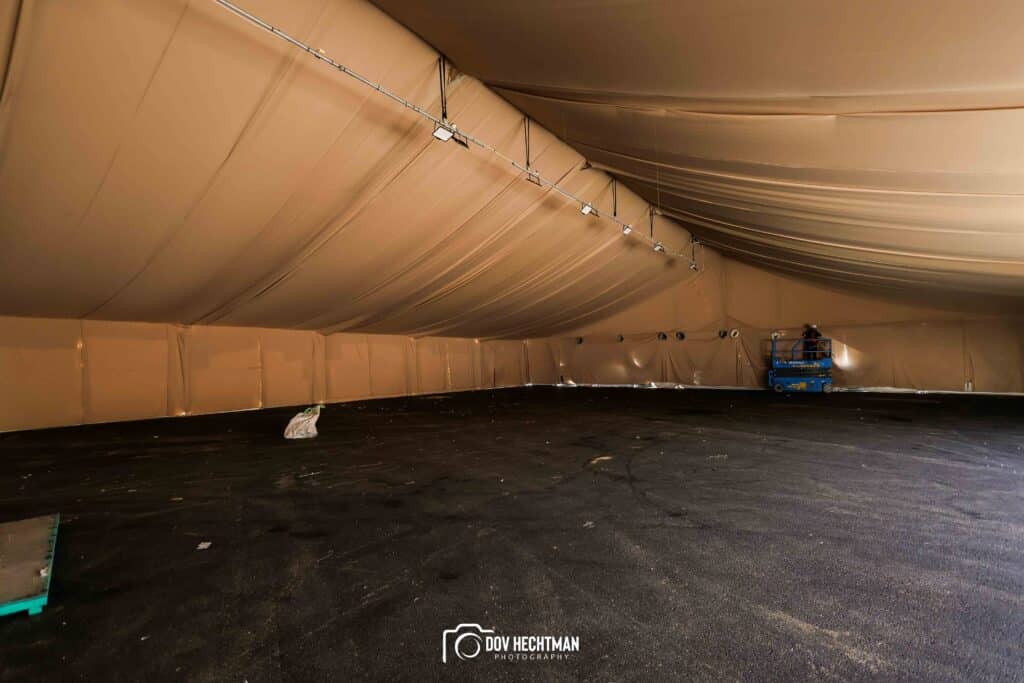 10 ימים להילולא שטחי הענק, המאהלים - תיעוד מיוחד מההכנות בהר מירון