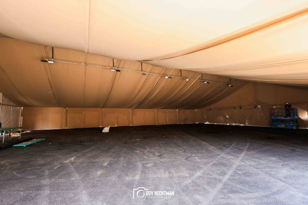 10 ימים להילולא שטחי הענק, המאהלים - תיעוד מיוחד מההכנות בהר מירון