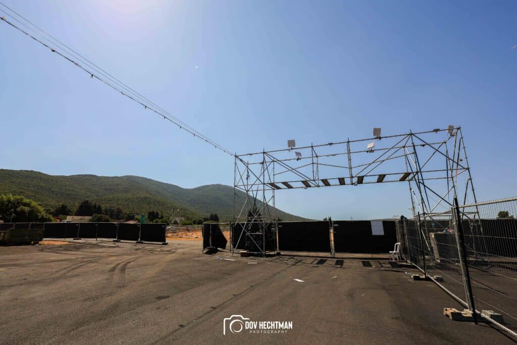 10 ימים להילולא שטחי הענק, המאהלים - תיעוד מיוחד מההכנות בהר מירון