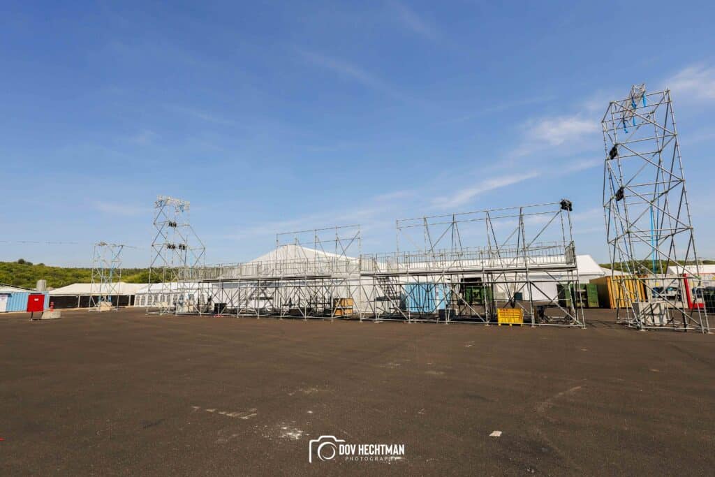 10 ימים להילולא שטחי הענק, המאהלים - תיעוד מיוחד מההכנות בהר מירון