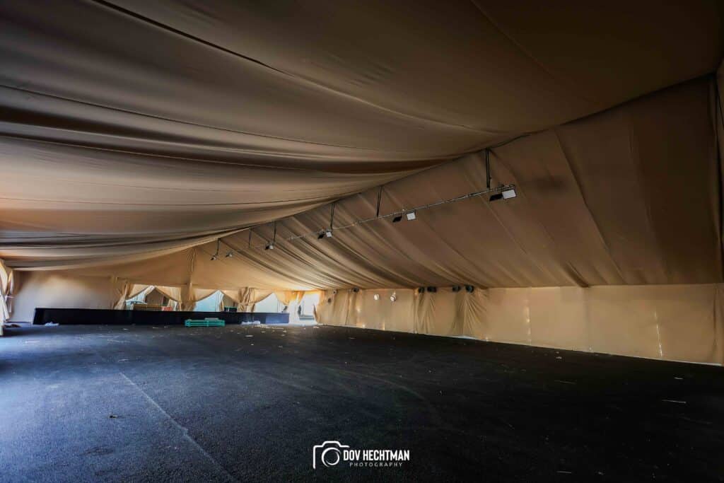 10 ימים להילולא שטחי הענק, המאהלים - תיעוד מיוחד מההכנות בהר מירון