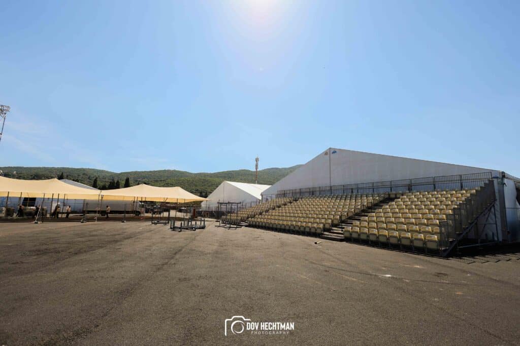 10 ימים להילולא שטחי הענק, המאהלים - תיעוד מיוחד מההכנות בהר מירון