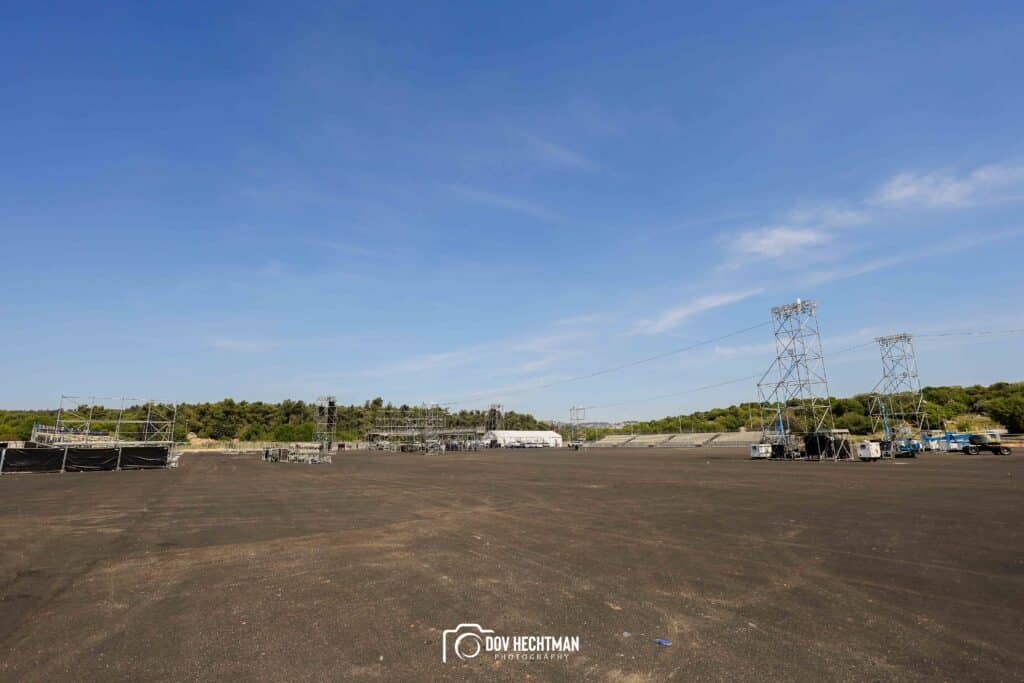 10 ימים להילולא שטחי הענק, המאהלים - תיעוד מיוחד מההכנות בהר מירון