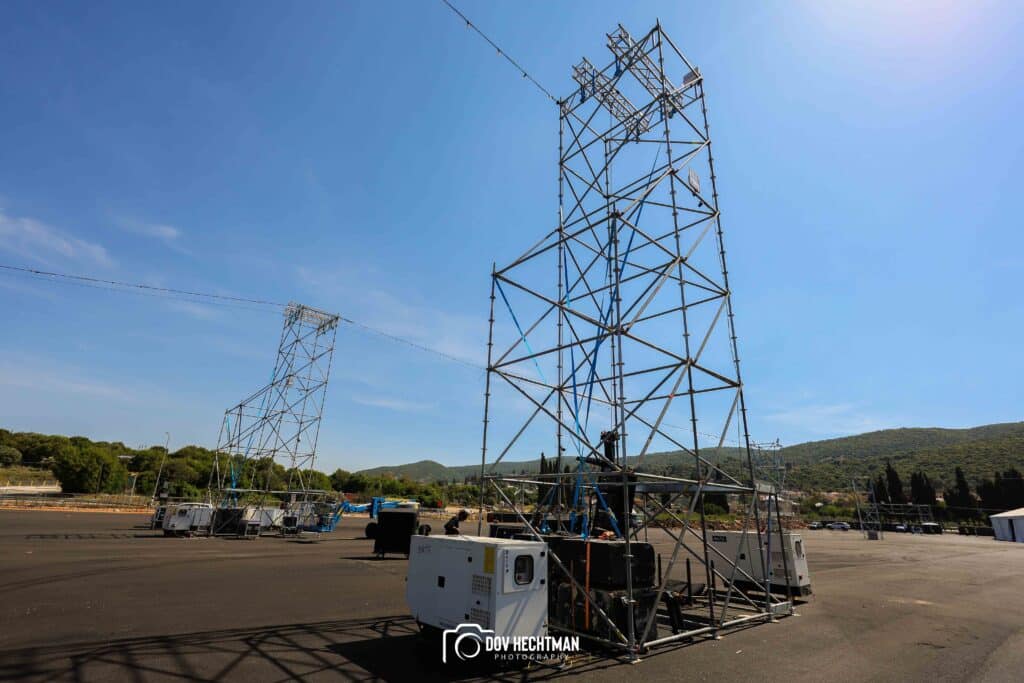 10 ימים להילולא שטחי הענק, המאהלים - תיעוד מיוחד מההכנות בהר מירון